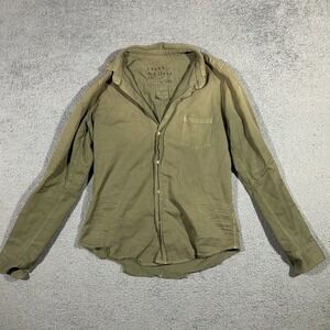 Frank & Eileen X Citizen Of Humanity Shirt Women's Small Long Sleeve Bangs #2883